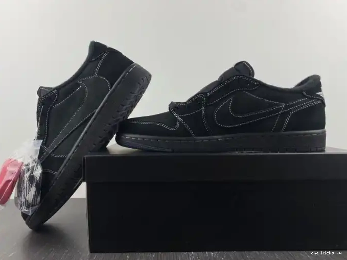Chep Onekick Jordan Air DM7866-001 Jordan x Scott 1 Low Black Phantom
